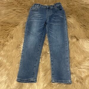 Stylish Jeans Elastic Waist Button Enclosure Sz. 7y